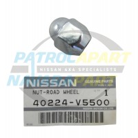 Genuine Nissan Navara Chrome Dome Wheel Nut Closed End