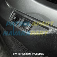 Switch Panel Pair With Blank Inserts - Nissan Navara D23 NP300 S1-5