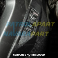 Switch Panel Pair With Blank Inserts - Nissan Navara D23 NP300 S1-5