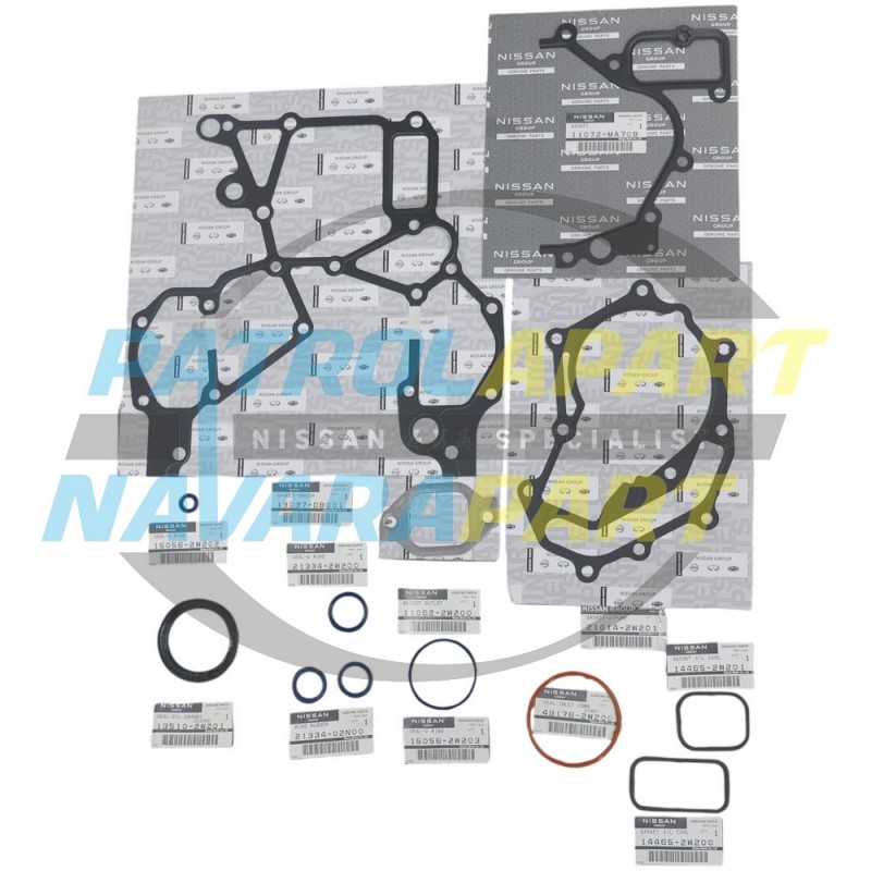 Genuine Nissan Navara D22 Timing Cover Gasket Set Suit ZD30Di