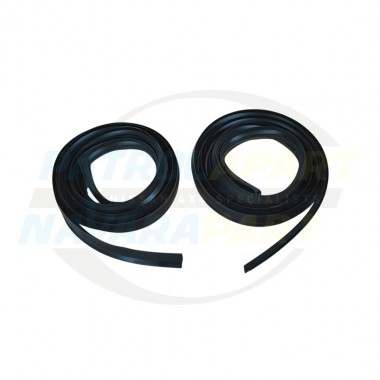 All New Design Flare Seal Rubber Mould Black 1.8M Length (2 Pack) - Nissan Patrol Y60 GQ & Y61 GU, Navara D22  