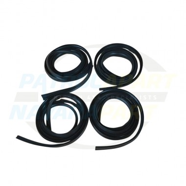 All New Design Flare Seal Rubber Mould Black 1.8M Length (4 Pack) - Nissan Patrol Y60 GQ & Y61 GU, Navara D22  