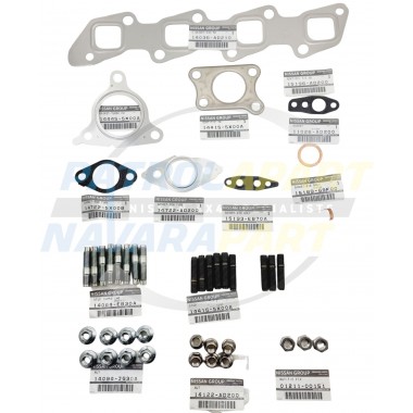 Genuine Nissan Navara D40 R51 YD25 VSK 2010on Manifold Replacement Kit Studs / Nuts / Gaskets
