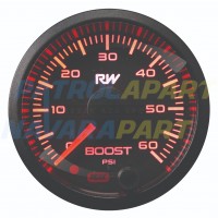 Electronic Boost Gauge Kit (60psi) 52mm - Raceworks