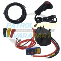 Universal Winch Control Solenoid Box with Wired & Wireless Remote - 12V