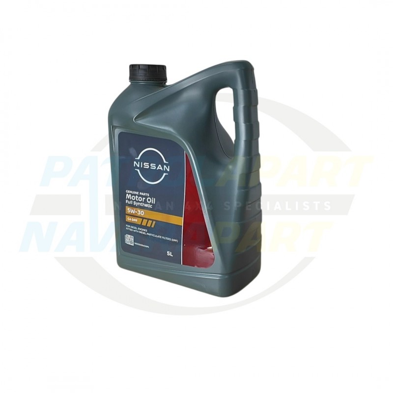 Genuine Nissan Engine Oil 5W-30 DPF C4 (5 Litre) - Nissan Navara YD25