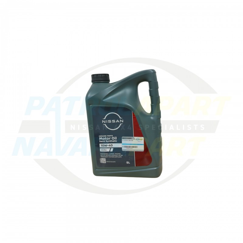 Genuine Nissan 5W-30 C4 DPF Diesel Engine Oil 5L - Navara ZD30 & YD25