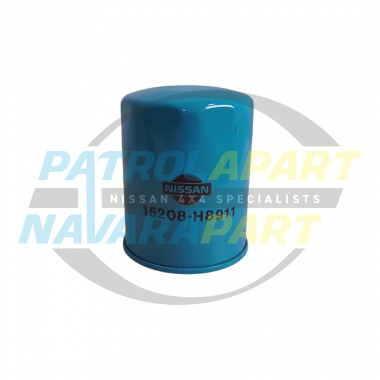 Genuine Nissan Engine Oil Filter Spin On - Navara VG30