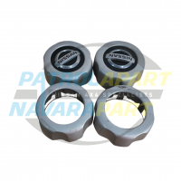 USED - Genuine Nissan Wheel Hubcap Set - Nissan Navara D22 Alloy Wheels