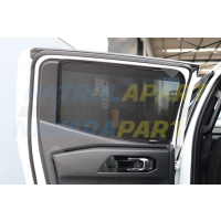 Snap Sunshade 2nd Row Rear Window Set - Nissan Navara D27 Mitsubishi Triton MV