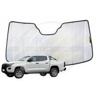 Snap Sunshade Front Windscreen - Nissan Navara D27 Mitsubishi Triton MV