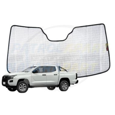 Snap Sunshade Front Windscreen - Nissan Navara D27 Mitsubishi Triton MV
