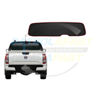 Snap Sunshade Rear Windscreen - Nissan Navara D27 Mitsubishi Triton MV