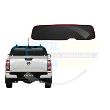 Snap Sunshade Rear Windscreen - Nissan Navara D27 Mitsubishi Triton MV