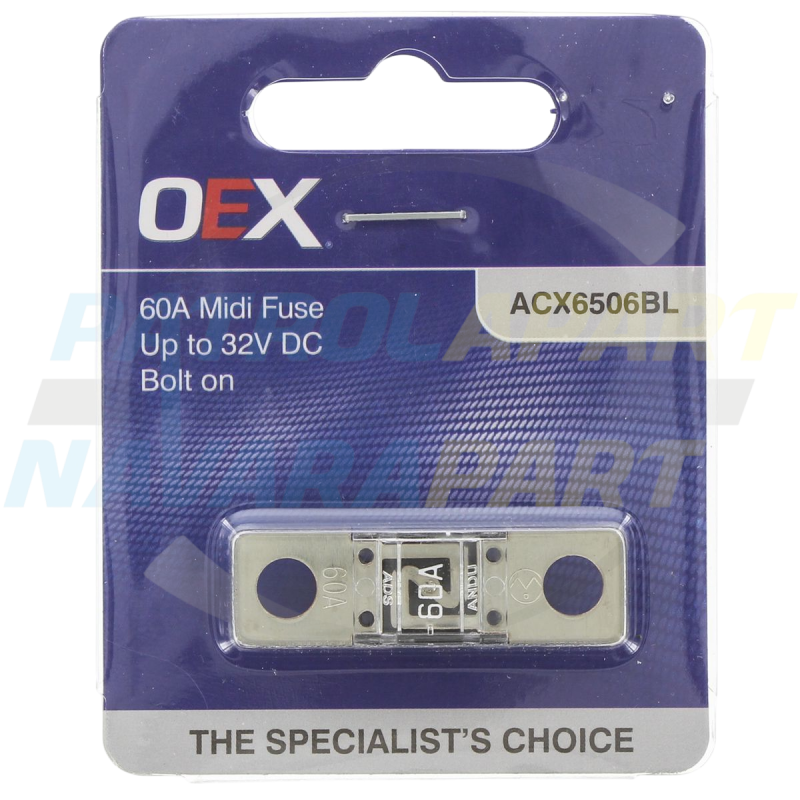Midi Fuse 60amp OEX - Universal Fitment