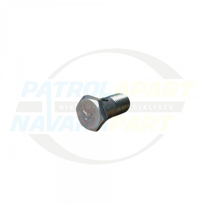 Genuine Nissan Banjo Bolt Turbo Vac Pump Oil Feed Pipe - Navara YD25 D22 D40