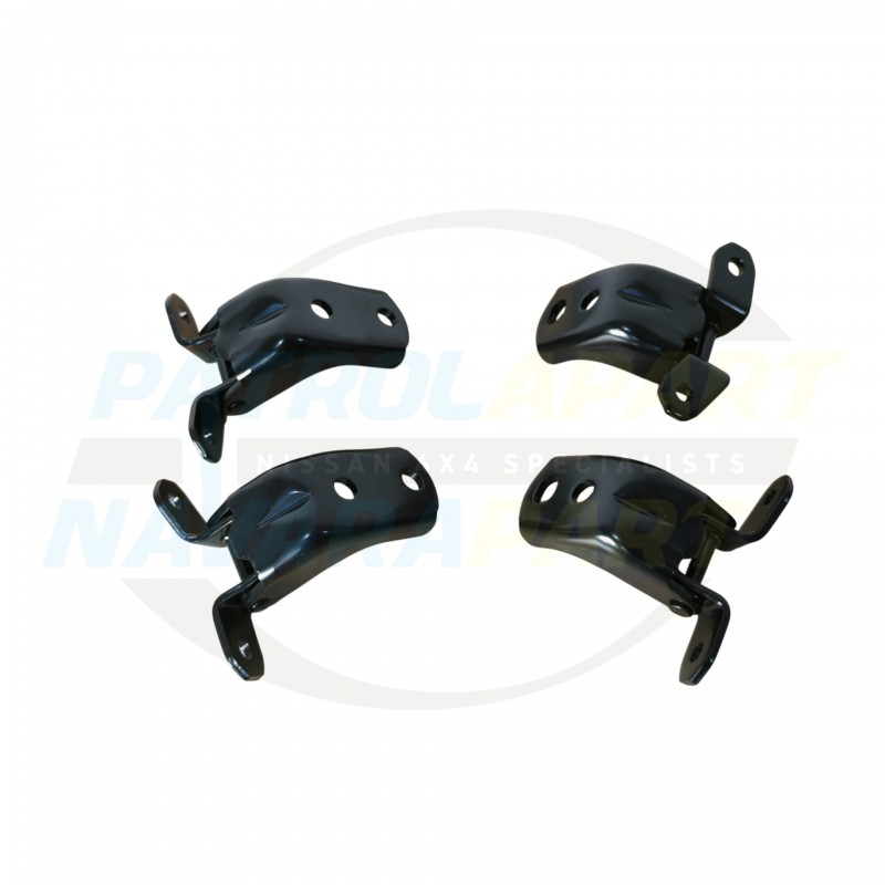 Genuine Nissan Door Hinge Pair Front Set - Navara D22 (MNT Built)