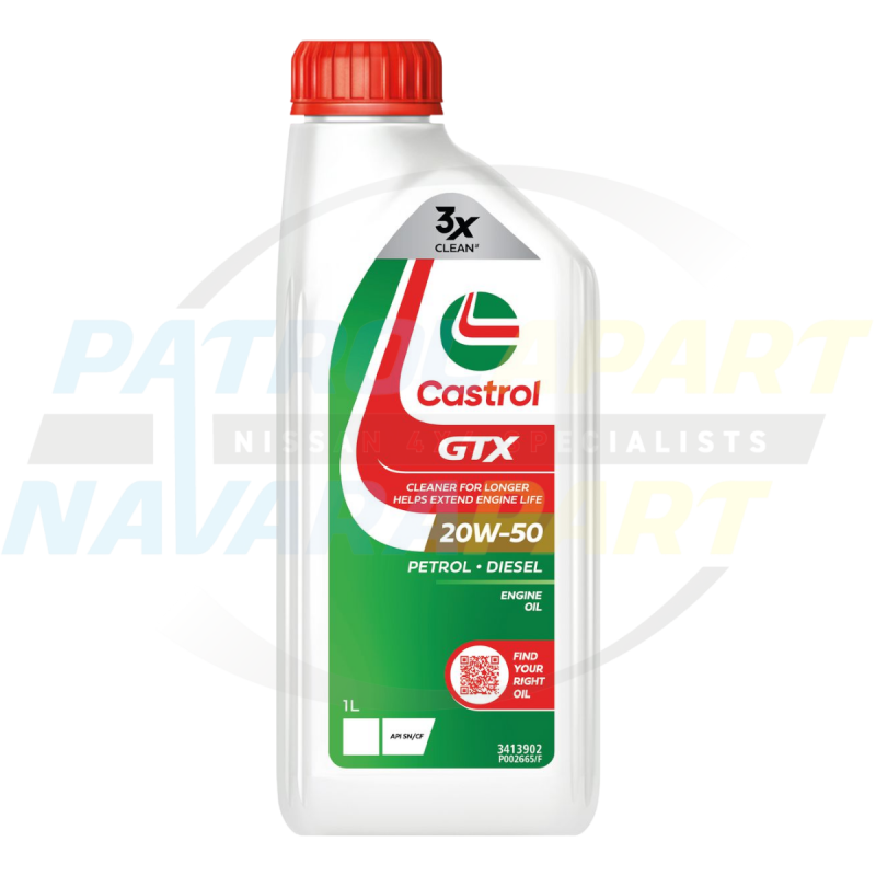 Castrol GTX 20W50 Engine Oil 1L