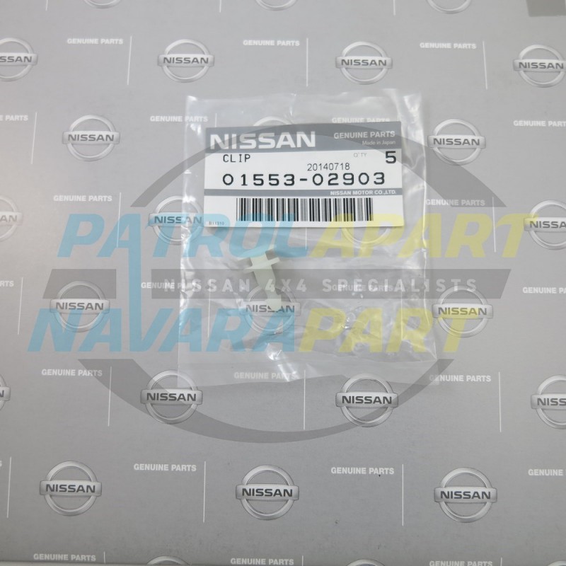 Genuine Nissan Navara D22 Flare Stud - White Male