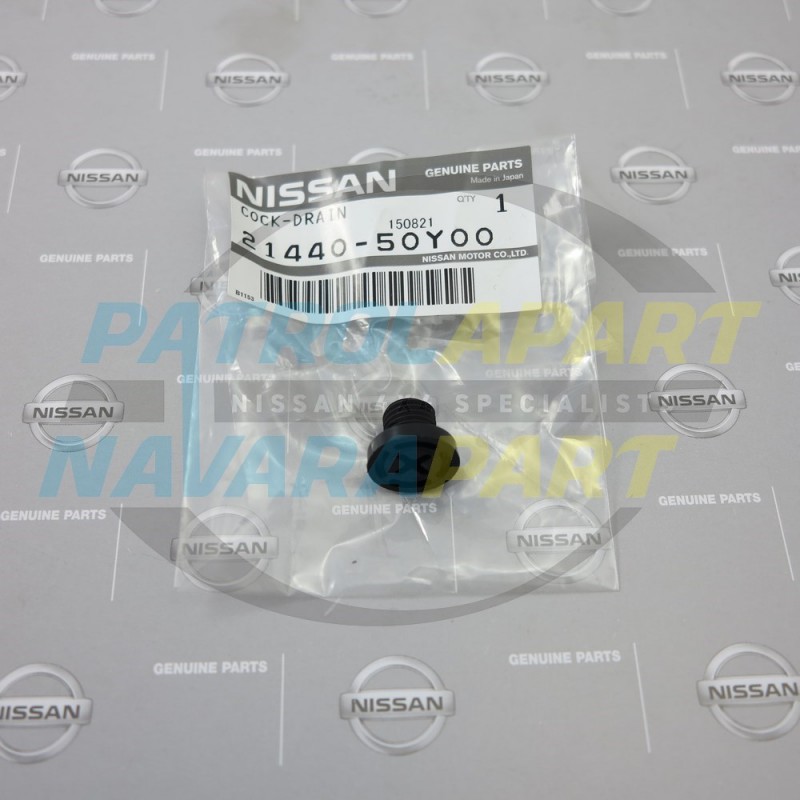 Genuine Nissan Navara D22 & D40 Radiator Drain Tap Screw Cap