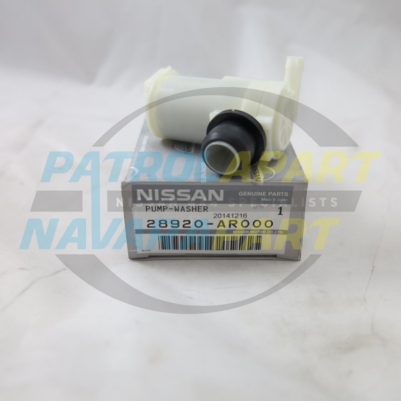 Genuine Nissan Navara D22 Front Windscreen Washer Pump Motor 2001 onward