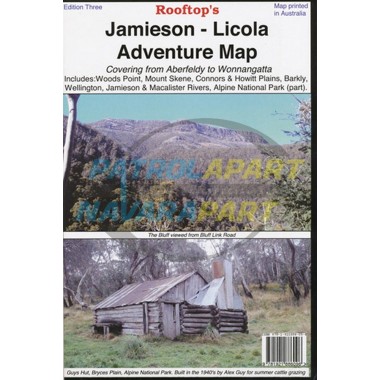 Jamieson / Licola Adventure Map - Rooftop