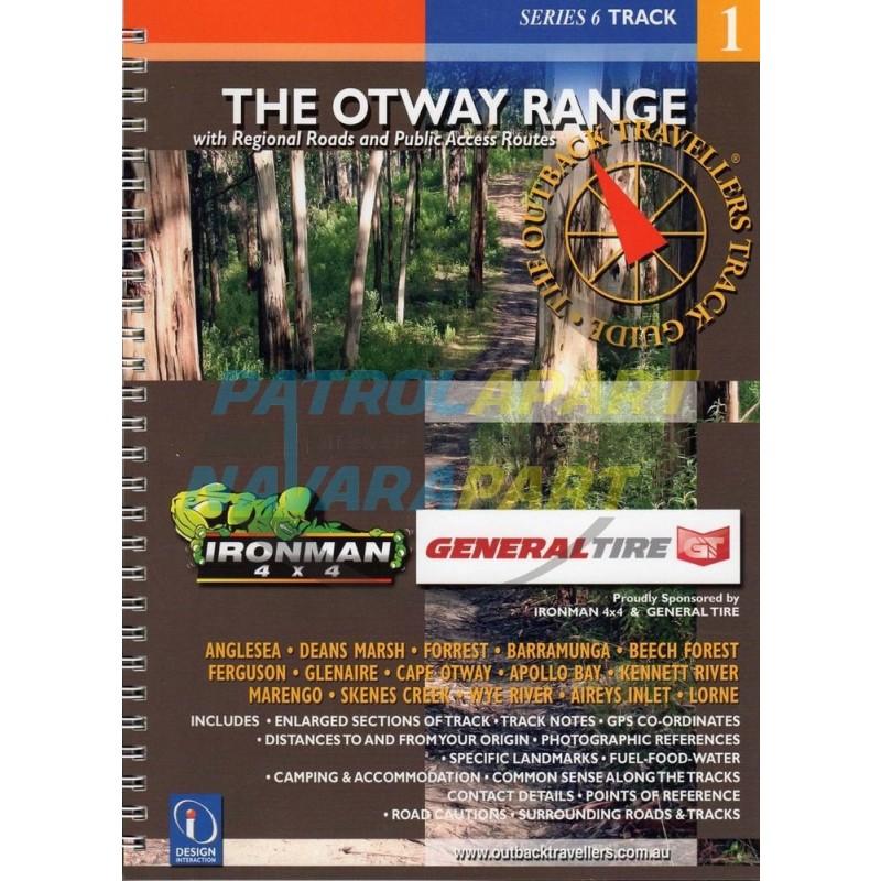 Map Book The Otway Range Outback Travellers Track Guide
