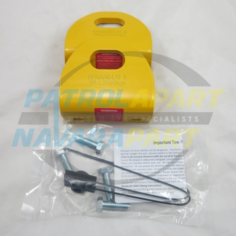 Recovery Point for Nissan Navara D40 PAIR suit VQ40 YD25 V9X
