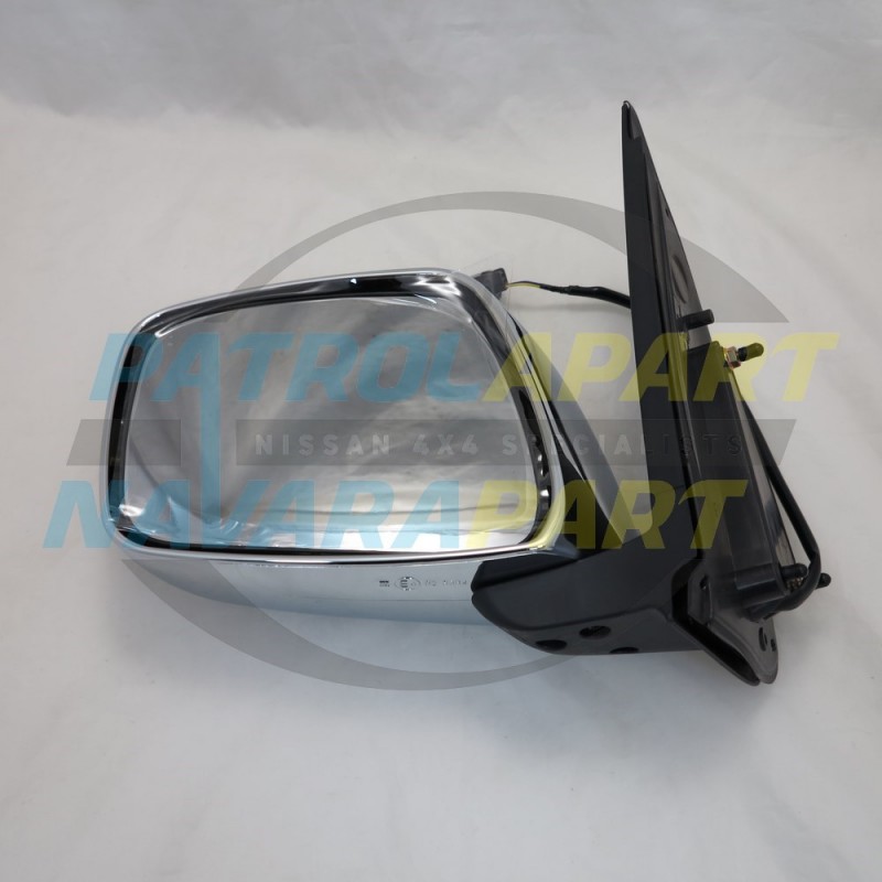 Left Hand Electric Chrome Mirror for Nissan Navara D40 VSK 2005-07 R51