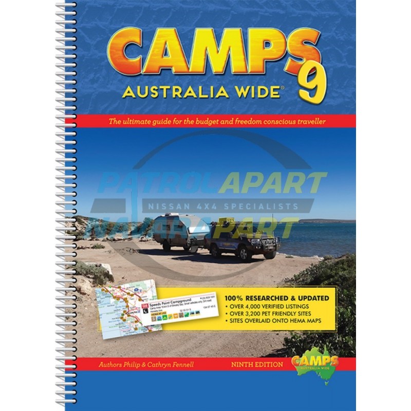 Map Camps Australia Wide 9 for Camping / 4wding / Caravaning