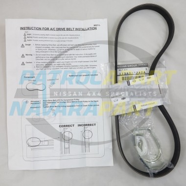 Genuine Nissan Navara D23 NP300 AC Air Conditioning Stretch Drive Belt