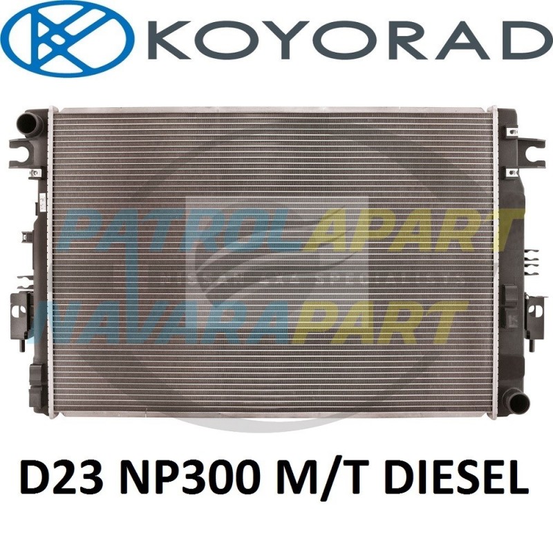 KOYO Radiator for Nissan Navara D23 NP300 M9T Manual Diesel 2.3L